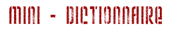 Minidiccionario 